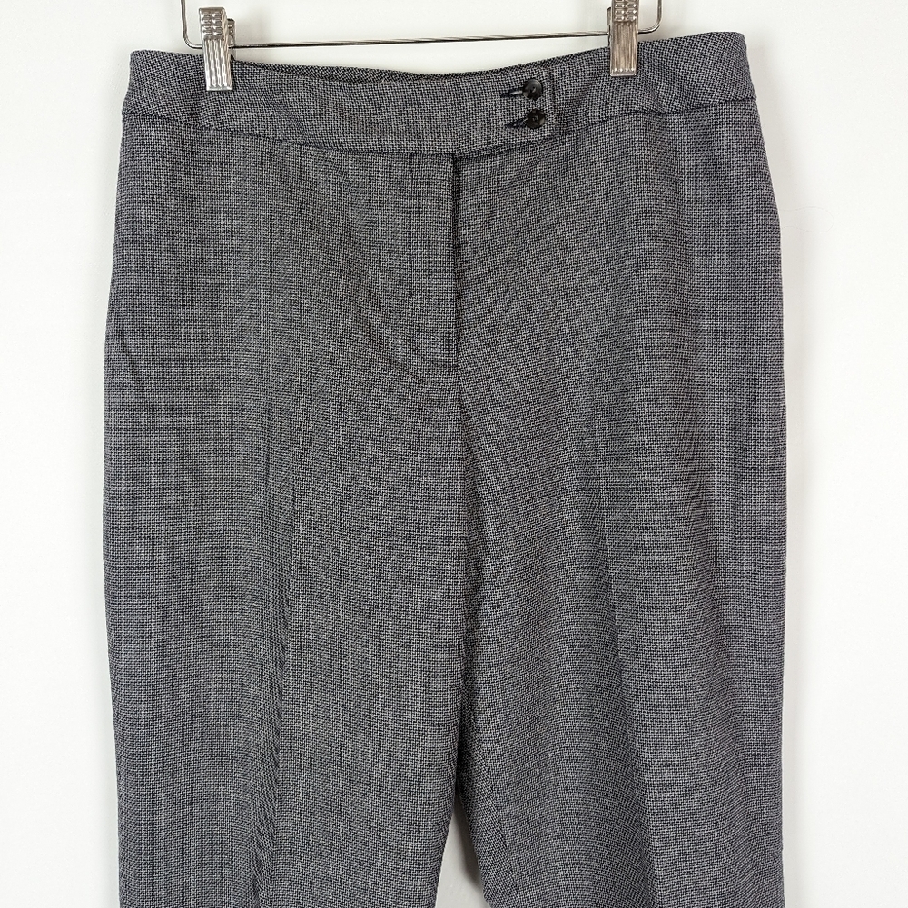 Pendleton Savvy Stretch Wool Dress Pants Slacks 10 Navy Blue Gray Straight Leg - Picture 3 of 12